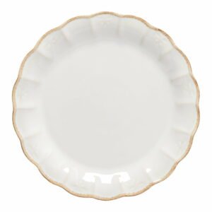 Biely kameninový dezertný tanier Casafina