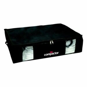 Čierny úložný box s vákuovým obalom Compactor Black Edition