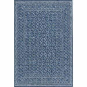 Modrý vonkajší koberec 170x120 cm Terrazzo - Floorita