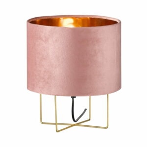 Ružová stolová lampa Fischer & Honsel Aura