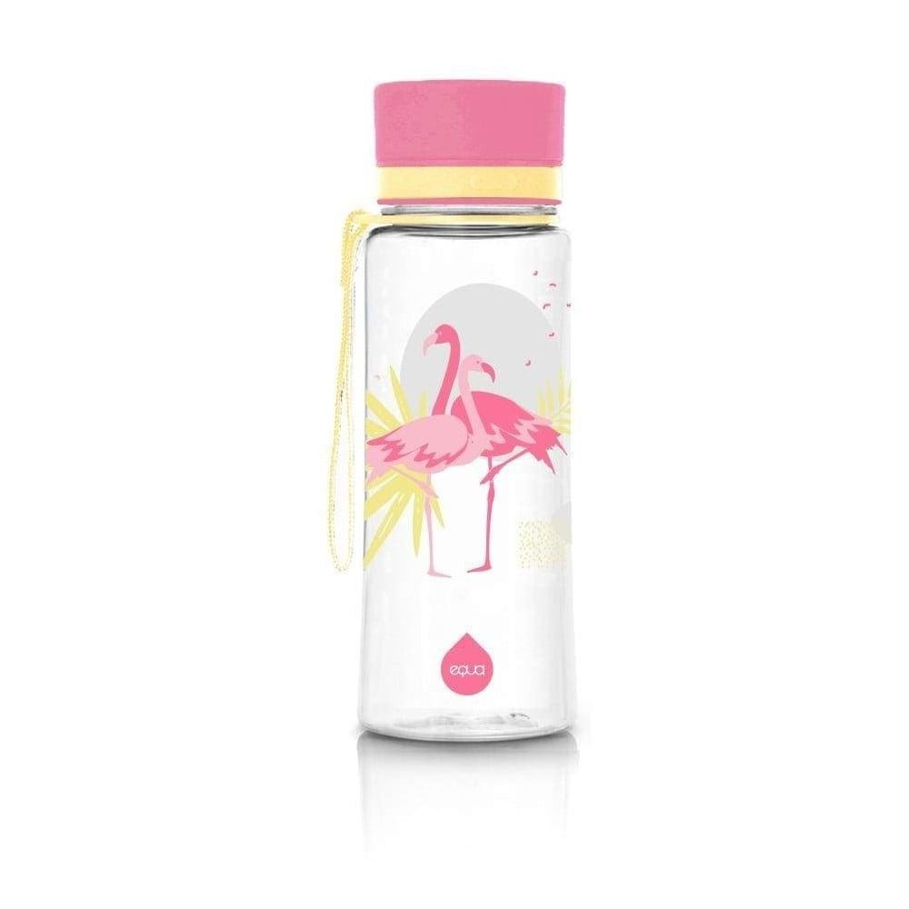 Ružová fľaša Equa Flamingo