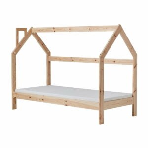 Detská drevená posteľ v tvare domčeka Pinio House