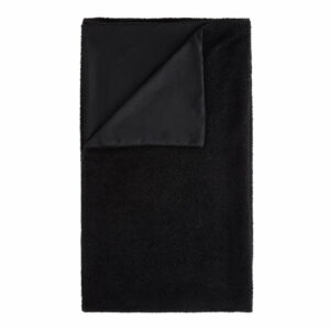 Čierna prikrývka z materiálu bouclé na dvojlôžko 180x200 cm Cosy - Catherine Lansfield