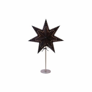 Čierna svetelná dekorácia Star Trading Bobo