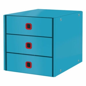 Modrý kartónový organizér na písacie potreby a dokumenty Click&Store - Leitz