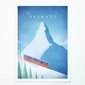 Plagát Travelposter Zermatt