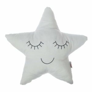 Svetlosivý detský vankúšik s prímesou bavlny Mike & Co. NEW YORK Pillow Toy Star