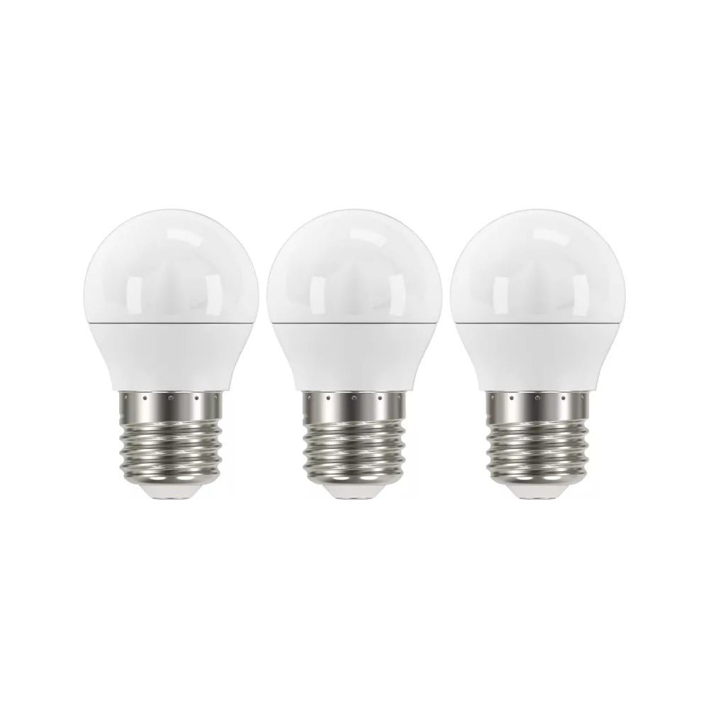 Teplé LED žiarovky v súprave 3 ks E27